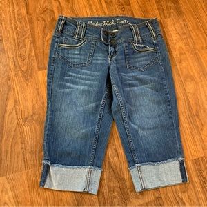Industrial Cotton capri jeans